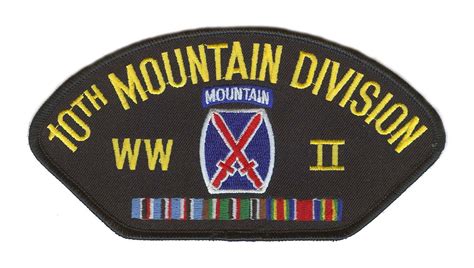 10th Mountain Division Wwii Patch 10th Mountain Division