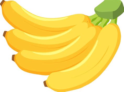 Bunch Of Bananas Isolated On White Background 1929225 Vector Art At
