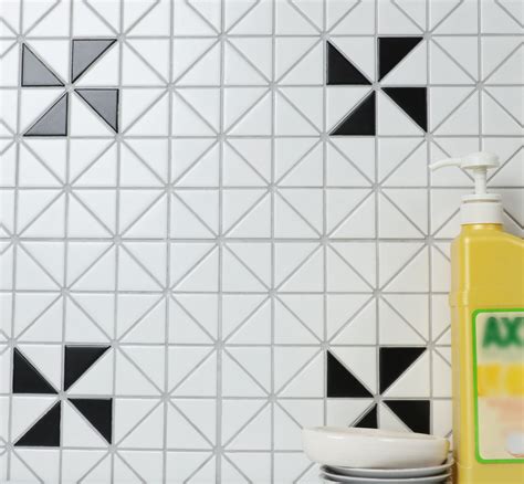 Home Decor Ideas Take Interesting Triangle Tiles For An Out Standing