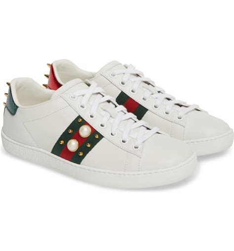 Gucci New Ace Low Top Sneaker Women Nordstrom