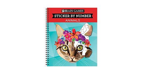 Brain Games Sticker By Number Animals The Best Craft Kits For