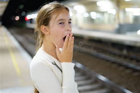 470 Little Girl Waiting Train Stock Photos Free And Royalty Free Stock