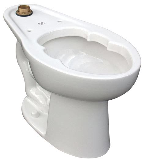 American Standard Elongated Floor Flush Valve Bedpan Holding Toilet Bowl