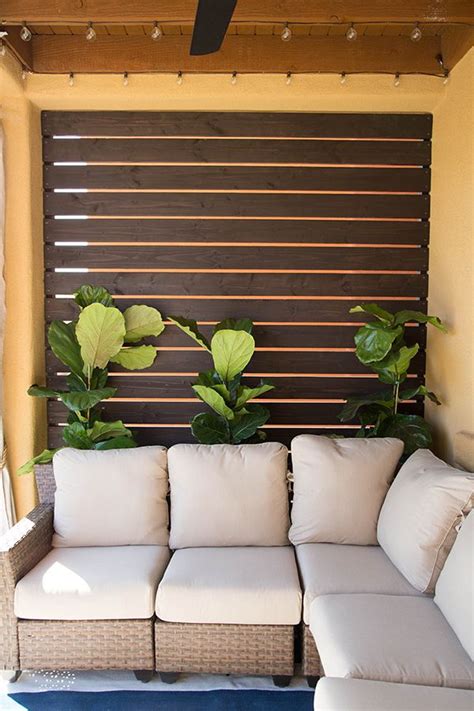 Outdoor Rooms Gorgeous Slatted Outdoor Privacy Screen