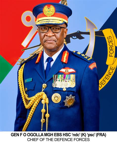 General Francis Omondi Ogolla Mgh Ebs Hsc ‘ndc K ‘psc Fra
