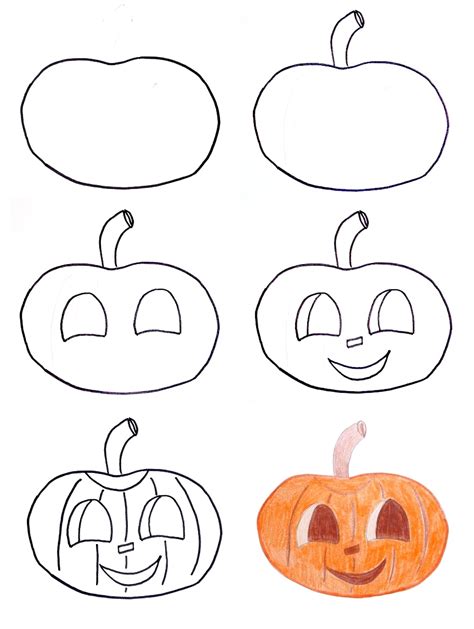 ☀ How To Draw Halloween Pictures Step By Step Gails Blog