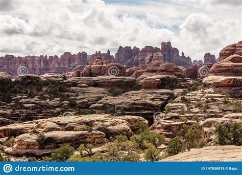 Spectacular Landscapes Of Canyonlands National Park Needles In The Sky