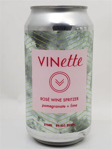 Vinette Pomegranate Lime Rose Wine Spritzer Wagshals