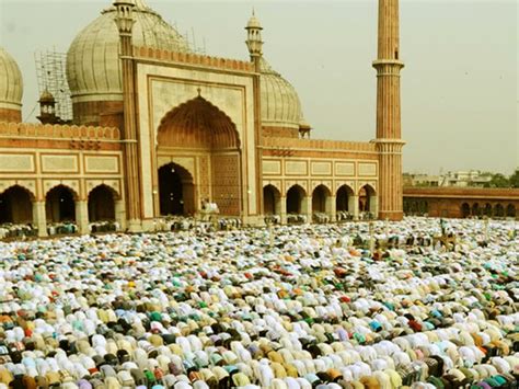 The sacrifice made by muslims of an animal like goat, camel, sheep or cow etc. Customs of Eid-ul-Adha