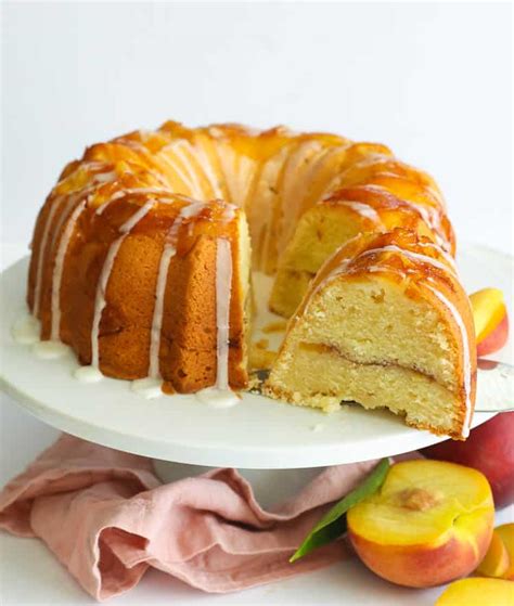 Peach Cobbler Pound Cake Immaculate Bites Southern Dessert Recipes