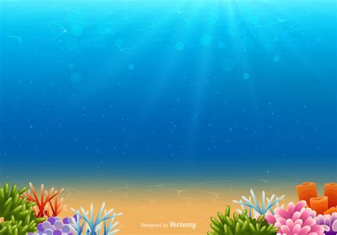 Underwater Vector Background in 2021 | Vector background, Underwater