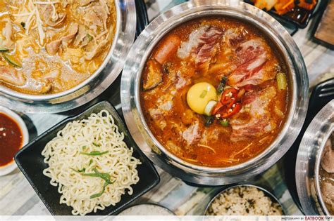 Spicy kimchi jjigae hot pot. Seoul Garden HotPot Review: Halal Korean Dishes With Wagyu ...