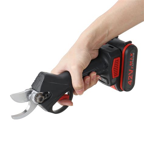 V Rechargeable Electric Pruning Shears Scissors Branch Cutter Garden