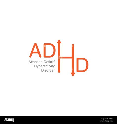 Adhd Attention Deficit Hyperactivity Disorder Medical Icon Product