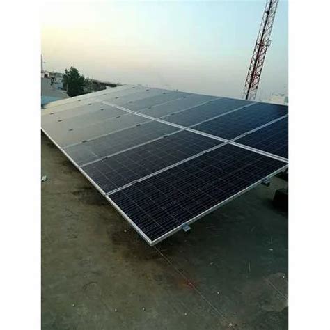 Industrial Rooftop Grid Tie Solar Power System Operating Voltage 24 V