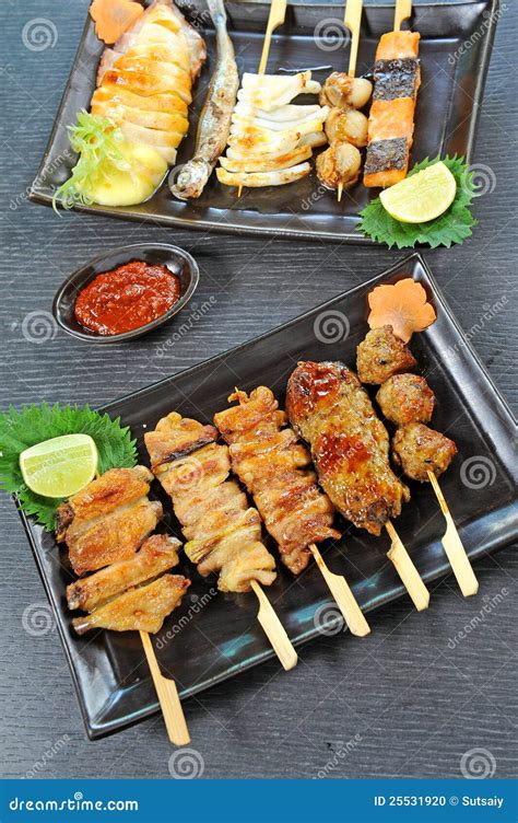 Japanese Grilled Food Stock Photo Image Of Baked Asia 25531920
