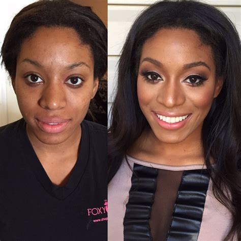 Highlighting And Contouring Before And After Charlotte Nc Makeup Artist