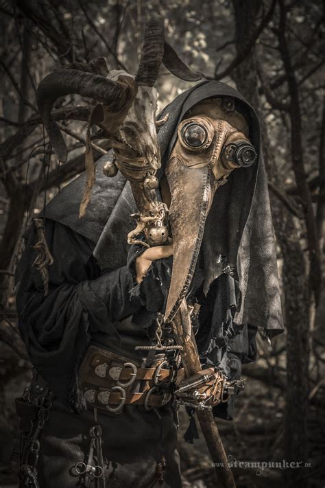 Retro Brit Giving You The Plague Doctor Steampunk Creation