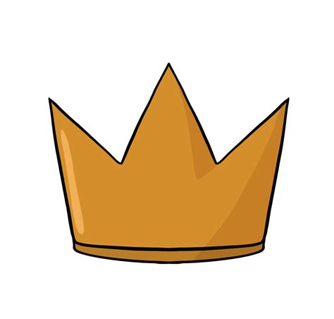 Crown Hand Drawn With Outline 17190134 Png