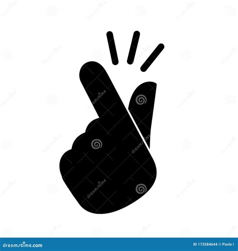 Finger Snap Gesture Icon In Comic Style Expression Vector Cartoon