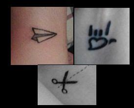 Rock scissors paper 타투 그림 아트. Scissors tattoo, Rock paper scissors and Sister tattoos on ...