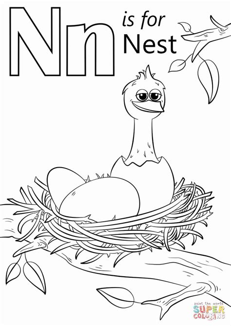 Letter N Coloring Sheet In 2020 Abc Coloring Pages Letter A Coloring