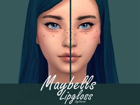 Maybells Lipgloss By Sagittariah At Tsr Sims 4 Updates