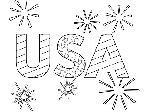 Print 1 page or print as many as you need. Free Printable 4th of July Coloring Pages - Paper Trail Design