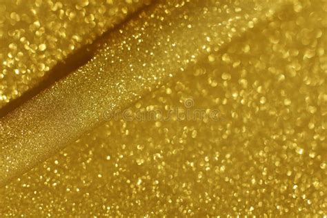 Gold And Golden Yellow Glitter Bokeh Circle Glow Blurred And Blur