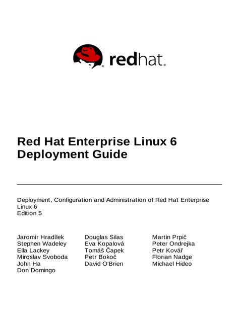 Red Hat Enterprise Linux 6 Deployment Guide En Us Secure Shell