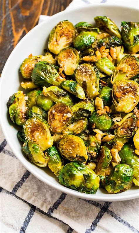 Add onions and fry until golden. Roasted Brussels Sprouts with Garlic {Easy and Tasty ...