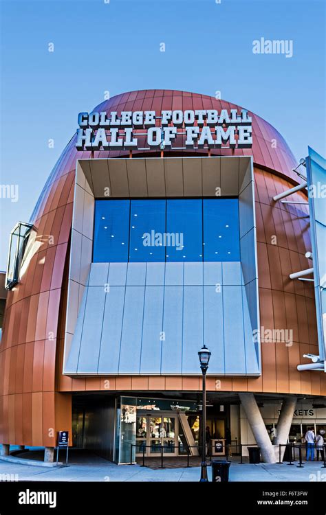 College Football Hall Of Fame Atlanta Georgia Usa Stock Photo Alamy