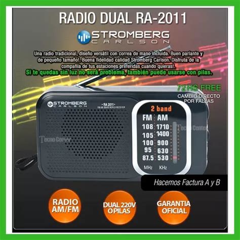 Radio Portátil Stromberg Ra 2011 Amfm 220v O Pilas Dual New En Venta