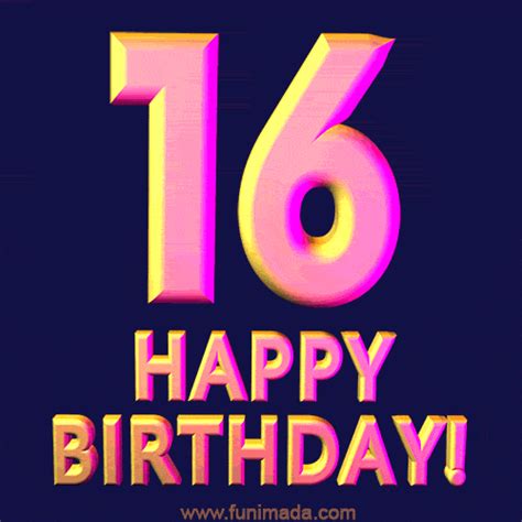 Happy 16th Birthday Animated S Page 2