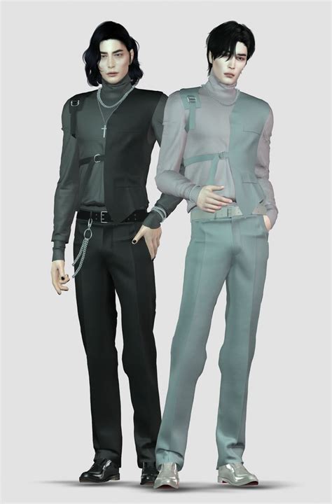 Mens Collection 3 Plazasims On Patreon Sims 4 Male Clothes Sims 4