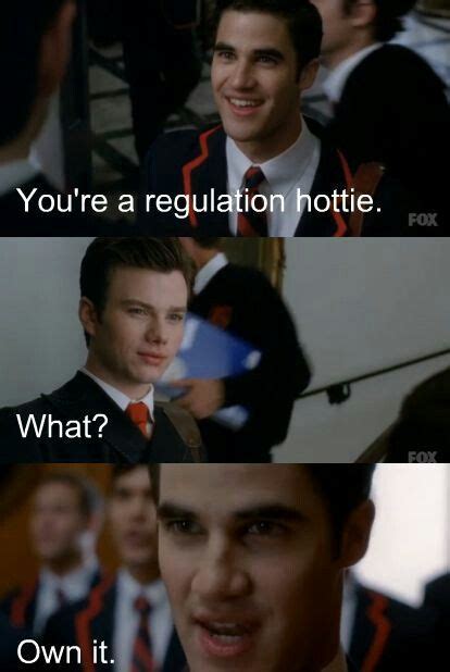 Lol Blaine S Face In The Last One Mean Girls Humor Glee Memes Mean Girls