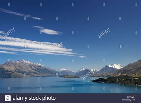 View Towards Glenorchy Over Lake Wakatipu Queenstown Region South