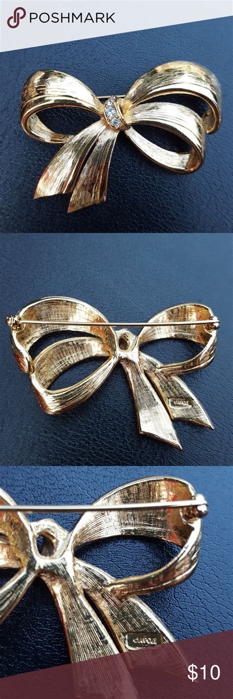 Vintage Avon Fashion Bow Brooch Avon Fashion Vintage Avon Avon Jewelry