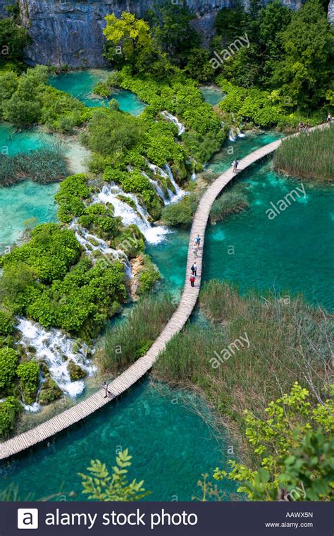 National Park Plitvicer Lakes Lika Senj Croatia Stock Photo Alamy