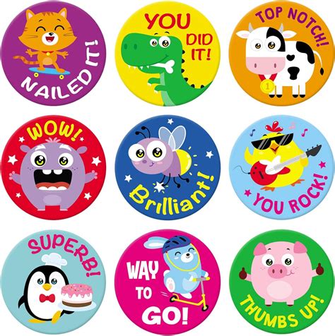 Sweetzer And Orange Reward Stickers For Teachers 1008 Stickers For Kids