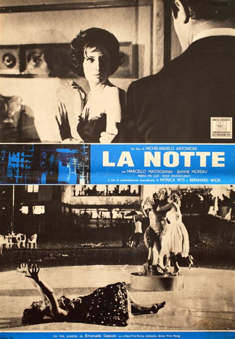 la notte original 1961 italian fotobusta movie poster posteritati