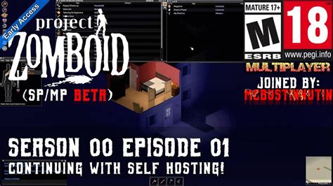 Project Zomboid Spmp Beta Season 00 Episode 01 Continuing With