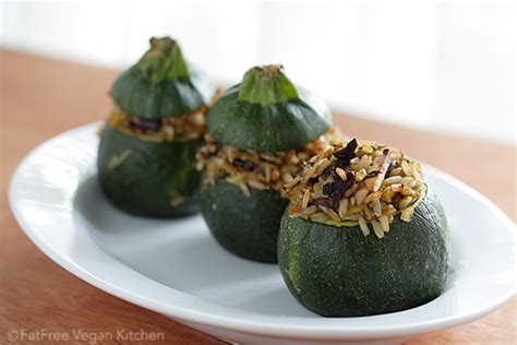 Squash, summer, eight ball zucchini. Eight-Ball Zucchini Stuffed with Rice, Basil, and Sun ...