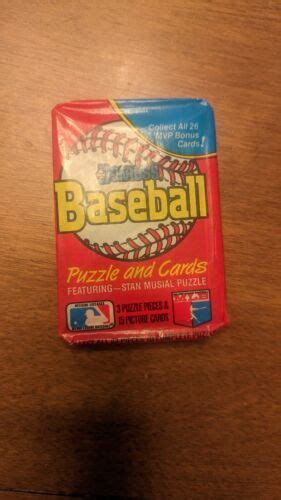 Donruss Baseball Puzzle And Cards 1988 Wax Pack Unopened Ebay
