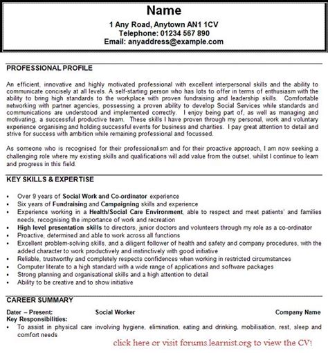 Recent graduates and experienced professionals in the field of medical technology, especially those who have earned credentials such as certified student research assistant. Cv Template Social Work | Social work assistant, Sample ...