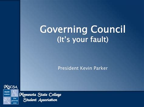 Governing Council Roles And Expectations Organizational Oversight 101