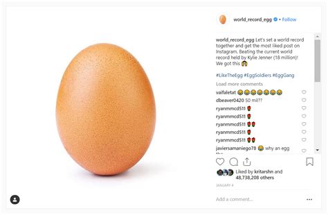 An Egg Becomes The Most Liked Post On Instagram Tjtoday
