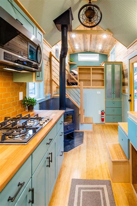 Carries 28′ Gooseneck Tiny House By Mitchcraft Tiny Homes Tiny Living