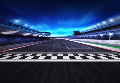 Cool Racing Track Speedway Racing Sports Background Image For Free