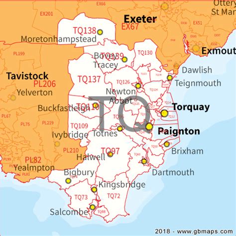 Uk Postcode Areas Districts And Sectors Maps England Map Map Map Of